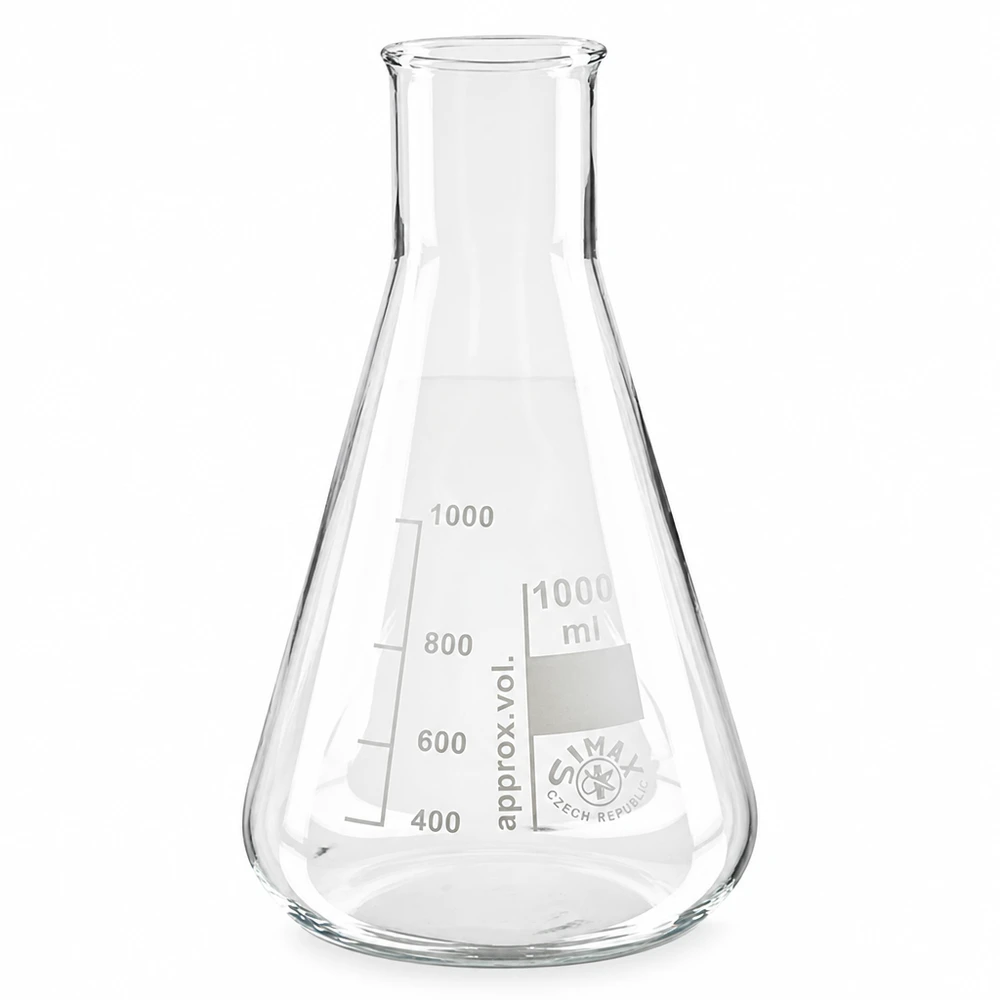 Erlenmeyerkolv 300ml bred hals