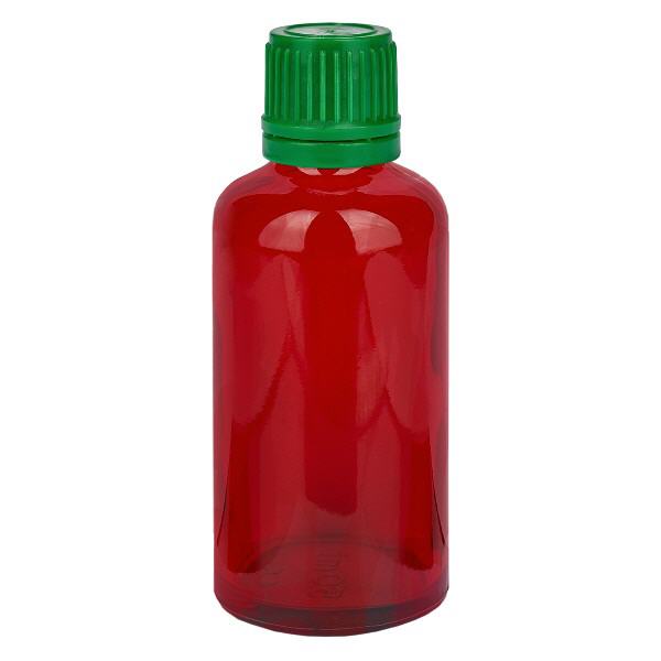 50ml flaska 11mm skruvkork grönt sabotagesäkert lock RedLine UT18/50