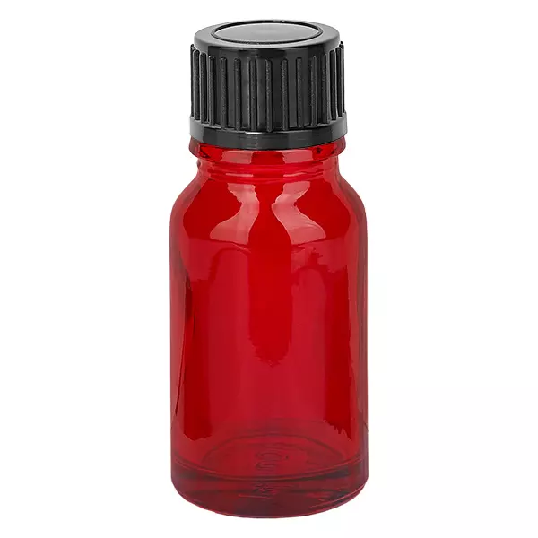 10ml flaska 11mm skruvkork svart standard RedLine UT18/10 10ml flaska 11mm skruvkork svart standard RedLine UT18/10