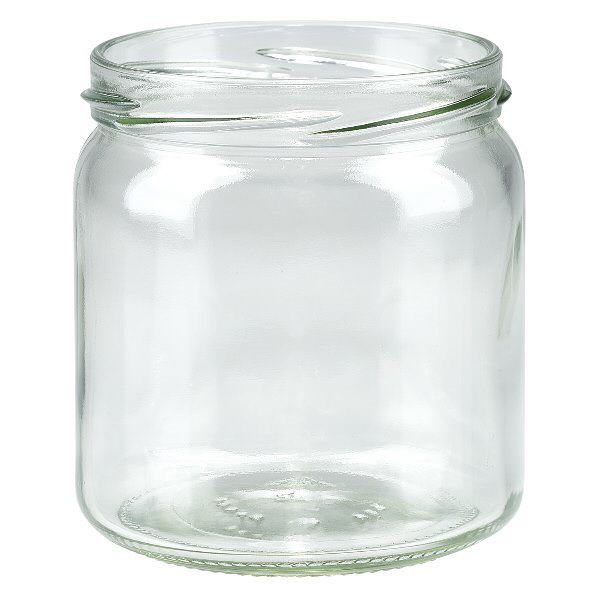 408ml rund glasburk utan lock (TO82) UNiTWIST