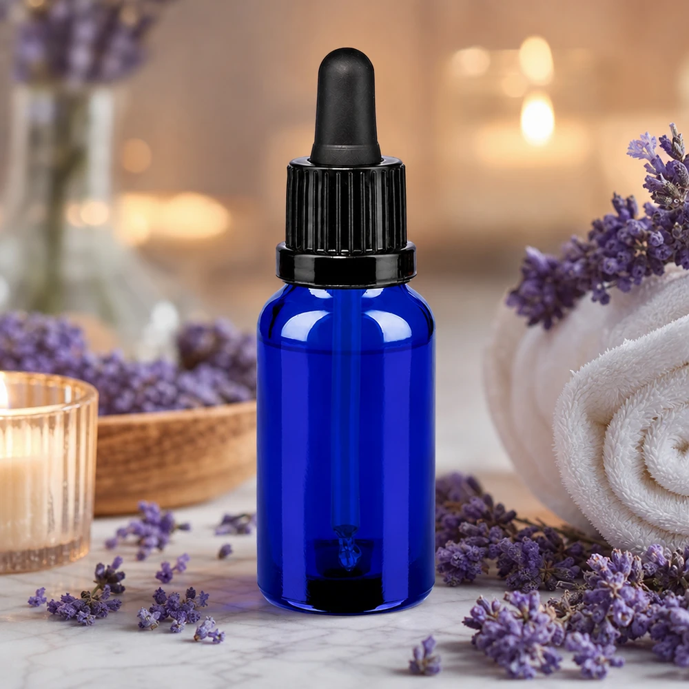 20 ml BlueLine pipettflaska med UT18-gänga - högkvalitativt glas för professionellt bruk