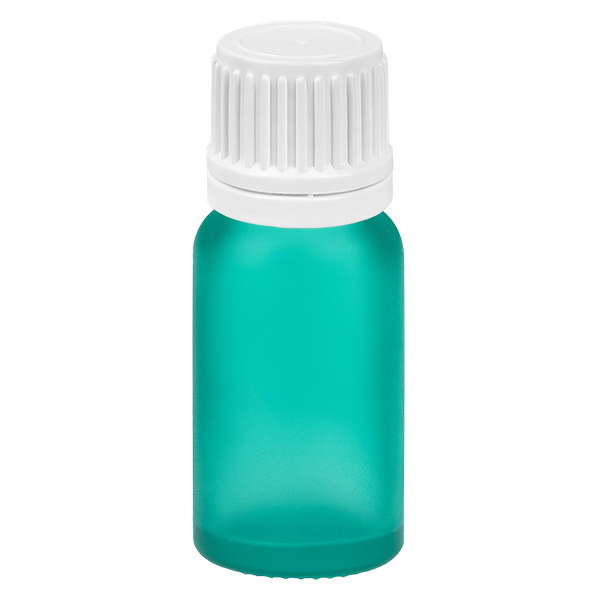 10ml flaska 11mm skruvkork vit med sabotageskydd GreenLine UT18/10