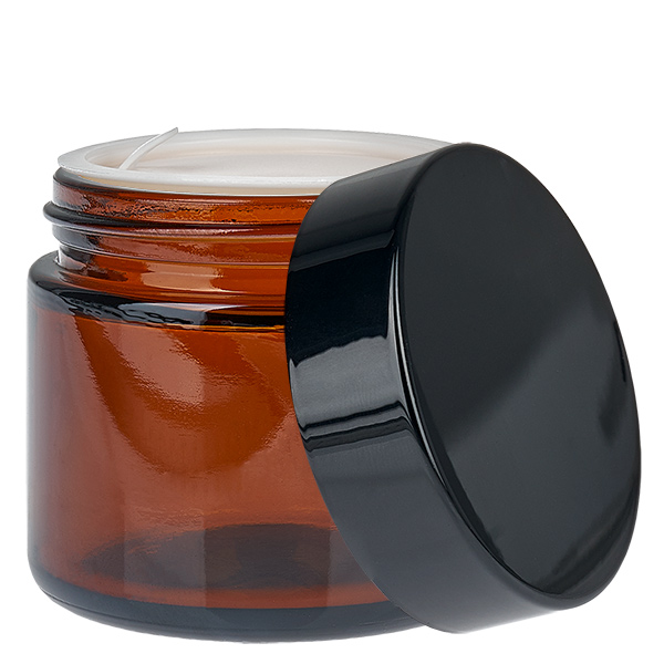 Glasburk 60ml brun med UNiTWIST-insatslock