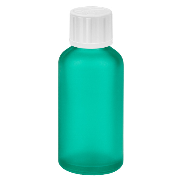 50ml flaska 11mm skruvkork vit standard med sabotageskydd GreenLine UT18/50