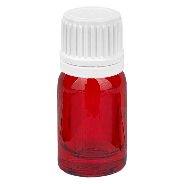 5 ml flaska 11 mm skruvkork vit med säkerhetsförslutning RedLine UT18/5