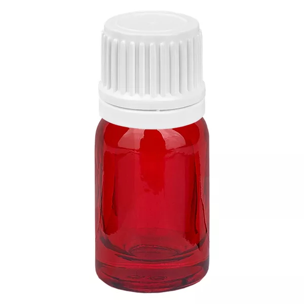 5 ml flaska 11 mm skruvkork vit med säkerhetsförslutning RedLine UT18/5 5 ml flaska 11 mm skruvkork vit med säkerhetsförslutning RedLine UT18/5
