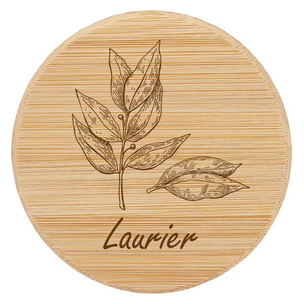 Couvercle i trä "Laurier" för WECK RR60 Couvercle i trä "Laurier" för WECK RR60