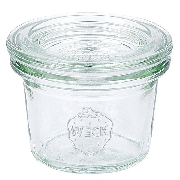 35ml Krossade glasögon med glaslock WECK RR40