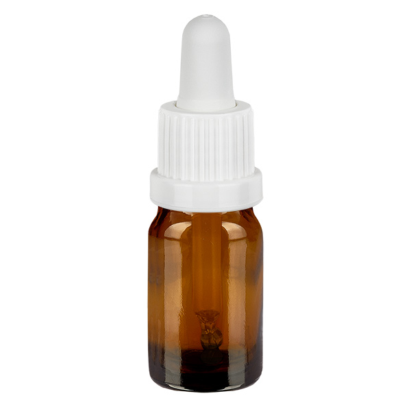 5 ml pipettflaska vit med säkerhetsförslutning BrownLine UT18/5