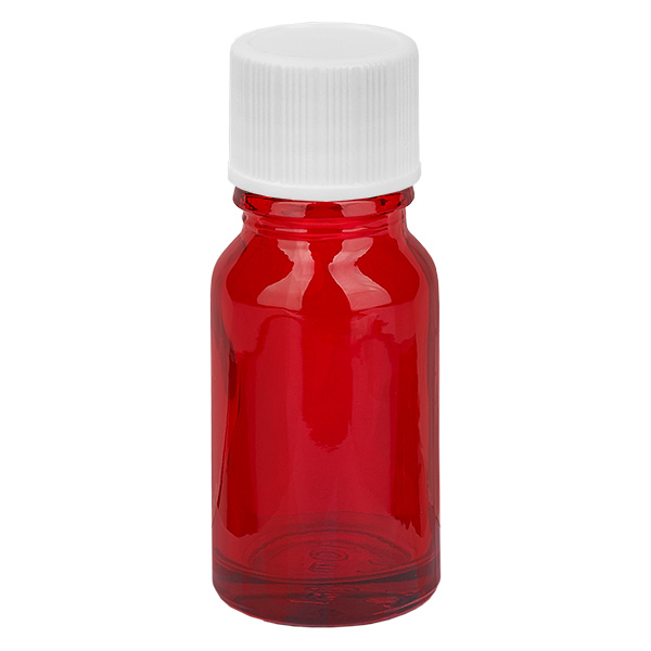 10ml flaska 11mm skruvkork vit Standard RedLine UT18/10 10ml flaska 11mm skruvkork vit Standard RedLine UT18/10