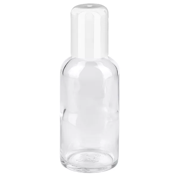 50 ml roll-on-flaska vit med standardkork ClearLine UT18/50 50 ml roll-on-flaska vit med standardkork ClearLine UT18/50