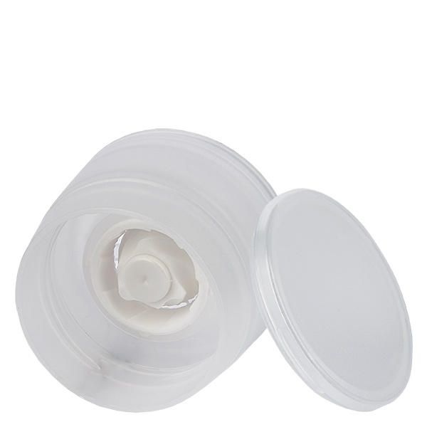 Lock till salt-/kryddburk med grovkvarn vit