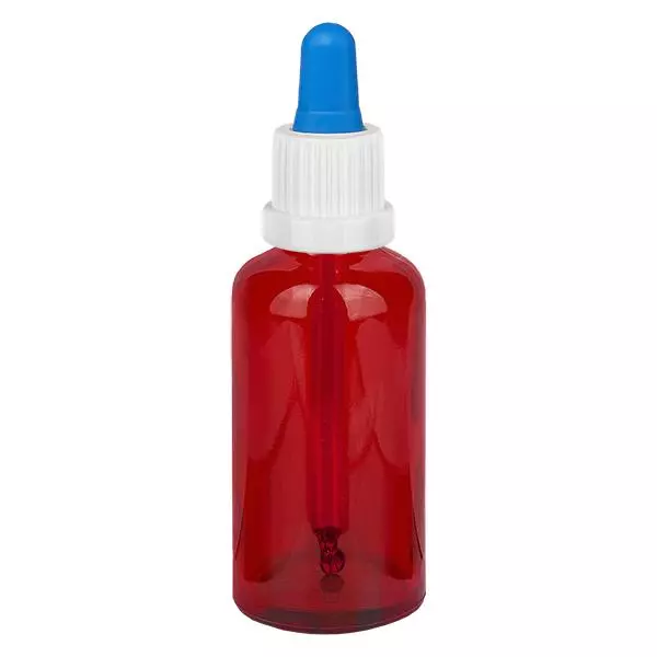 50 ml pipettflaska vit/blå med säkerhetslock RedLine UT18/50 50 ml pipettflaska vit/blå med säkerhetslock RedLine UT18/50