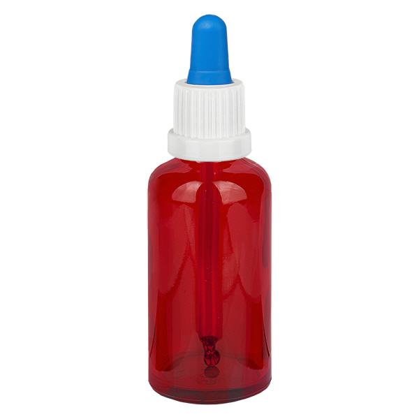 50 ml pipettflaska vit/blå med säkerhetslock RedLine UT18/50 50 ml pipettflaska vit/blå med säkerhetslock RedLine UT18/50