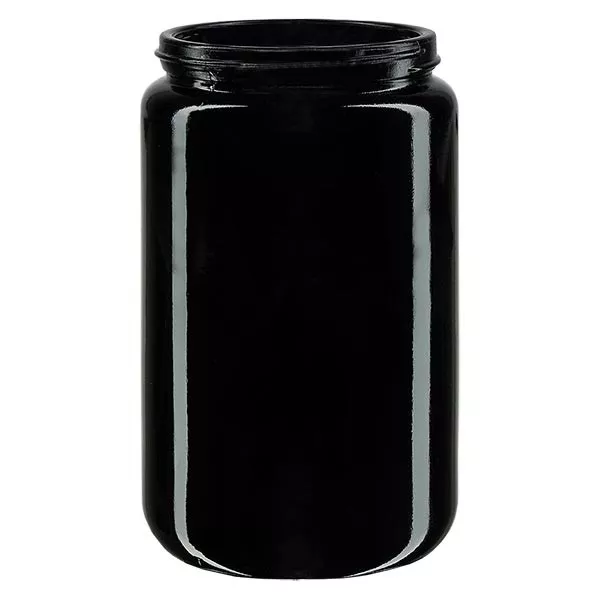 Burk med vid mynning+ violett glas 400ml, utan lock Burk med vid mynning+ violett glas 400ml, utan lock