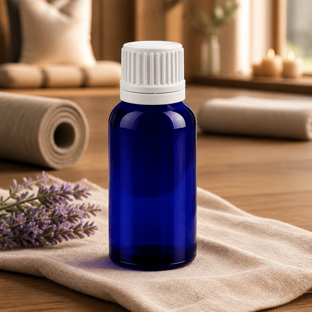 30 ml BlueLine droppflaska med precisionstillverkad 0,7 mm droppinsats för exakt dosering