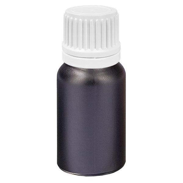 10ml Droppflaska 0.7mm vit med säkerhetslock BlackLine UT18/10