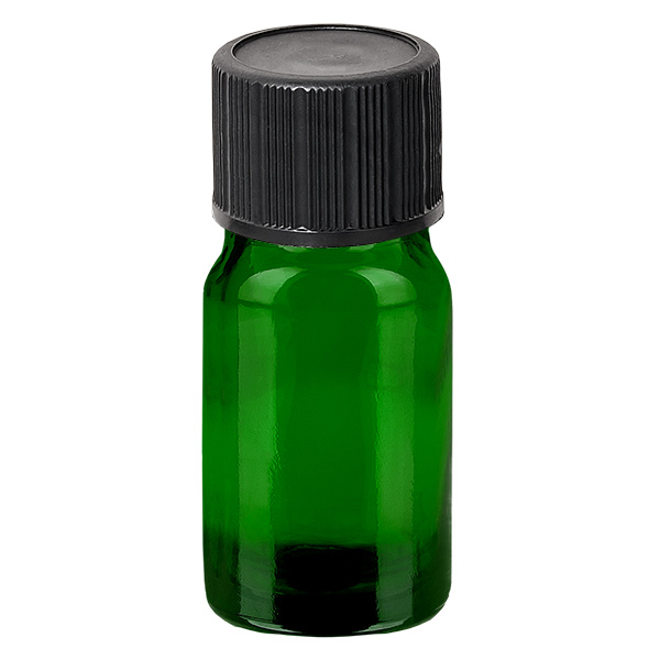 5ml droppflaska 1mm svart standardlock GreenLine UT18/5 5ml droppflaska 1mm svart standardlock GreenLine UT18/5