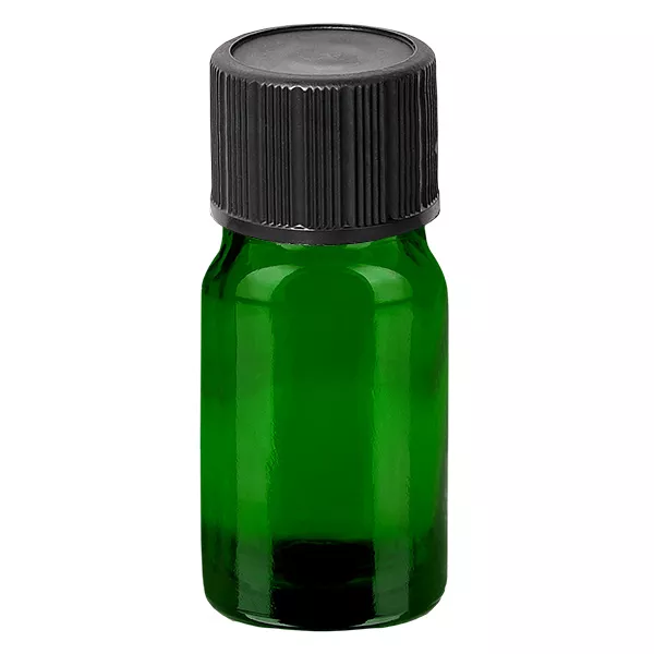 5ml droppflaska 1mm svart standardlock GreenLine UT18/5 5ml droppflaska 1mm svart standardlock GreenLine UT18/5