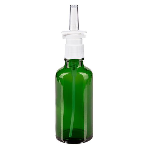 Apoteksflaska grön 50ml nässpray vit standard Apoteksflaska grön 50ml nässpray vit standard