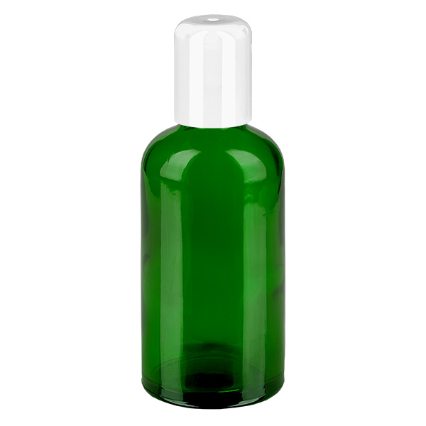 100 ml roll-on-flaska vit med standardkork GreenLine UT18/100