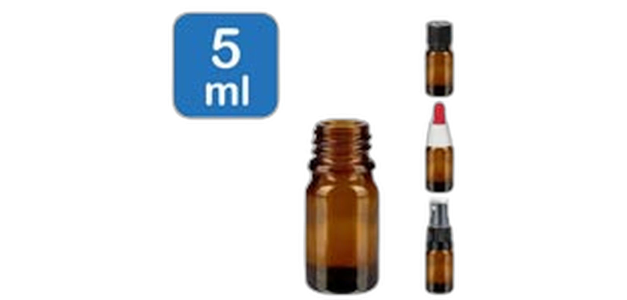 Apoteksflaskor BrownLine 5 ml UT18