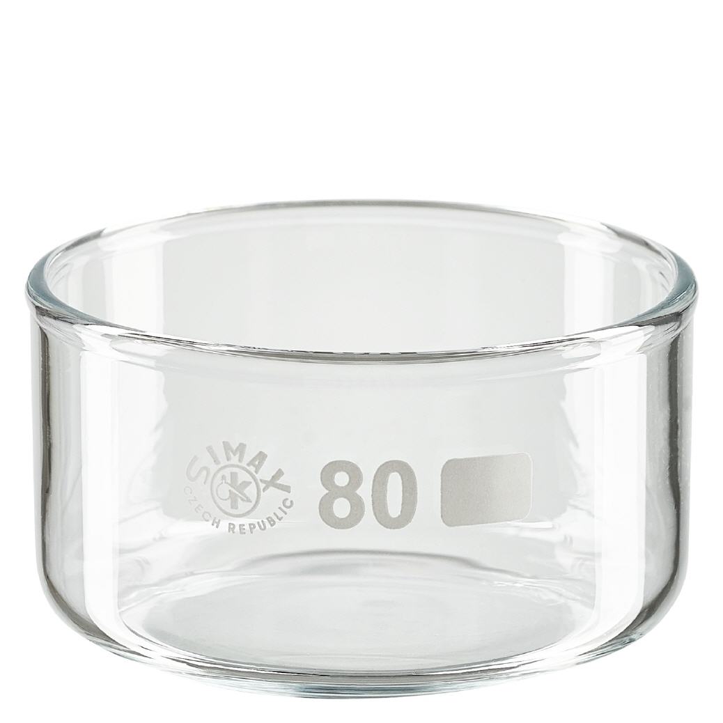 150ml kristalliseringsskål utan pip borosilikat ø80mm 150ml kristalliseringsskål utan pip borosilikat ø80mm