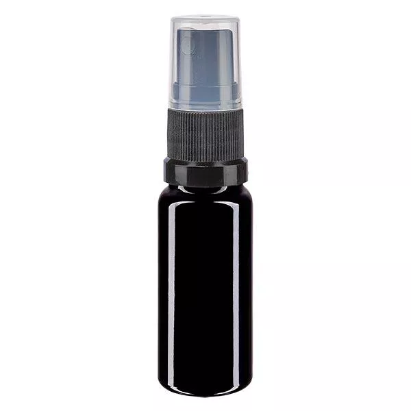 Apoteksflaska violett 10ml spraytillsats svart Apoteksflaska violett 10ml spraytillsats svart