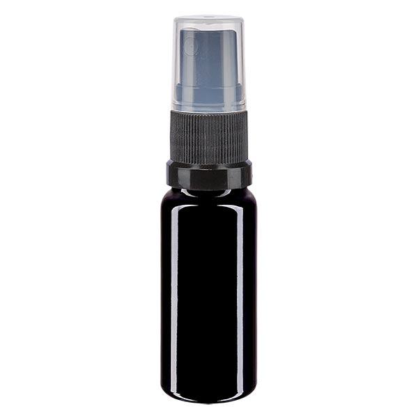 Apoteksflaska violett 10ml spraytillsats svart Apoteksflaska violett 10ml spraytillsats svart
