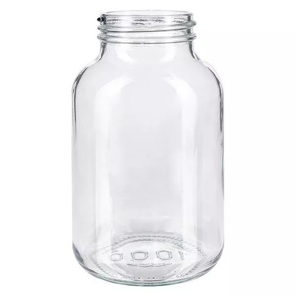 1000ml flaska med bred hals, klarglas 1000ml flaska med bred hals, klarglas