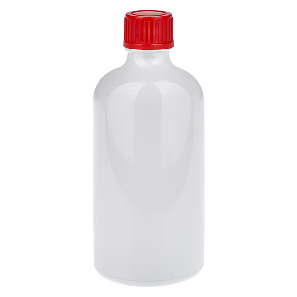 100 ml flaska 11 mm skruvkork röd Standard WhiteLine UT18/100 100 ml flaska 11 mm skruvkork röd Standard WhiteLine UT18/100