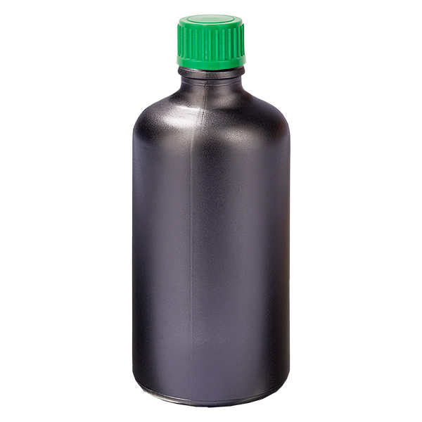 100 ml Droppflaska 0,8 mm grön med standardförslutning BlackLine UT18/100