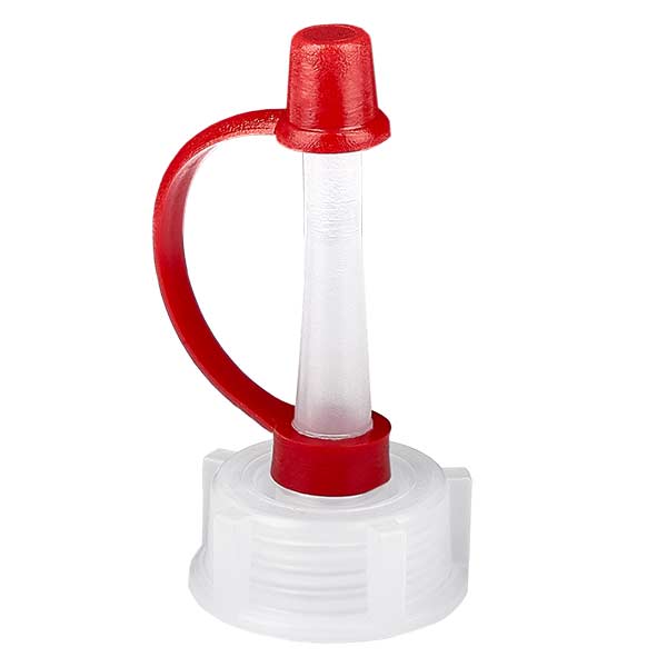 Dropplock för laboratorieflaska med smal hals 10-30ml