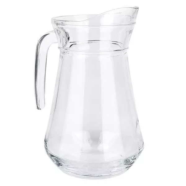 Glaskanna Frankrike 1,0 liter. Härdat klart glas Glaskanna Frankrike 1,0 liter. Härdat klart glas
