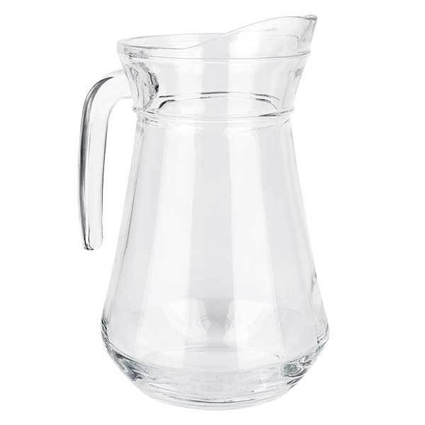 Glaskanna Frankrike 1,0 liter. Härdat klart glas Glaskanna Frankrike 1,0 liter. Härdat klart glas