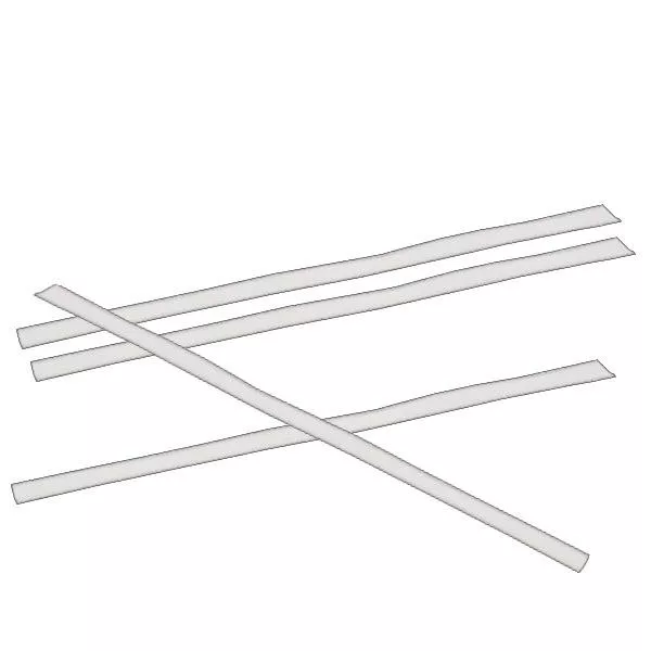 Klämmor med tejp, vit (förpackning om 100) 100mm Klämmor med tejp, vit (förpackning om 100) 100mm
