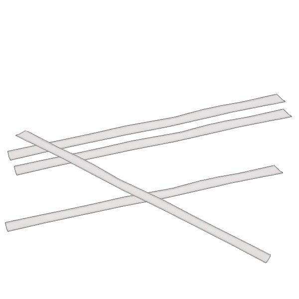 Klämmor med tejp, vit (förpackning om 100) 100mm Klämmor med tejp, vit (förpackning om 100) 100mm