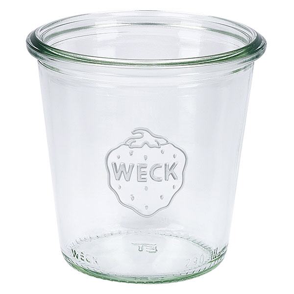 290ml hög krossad glasögon WECK RR80