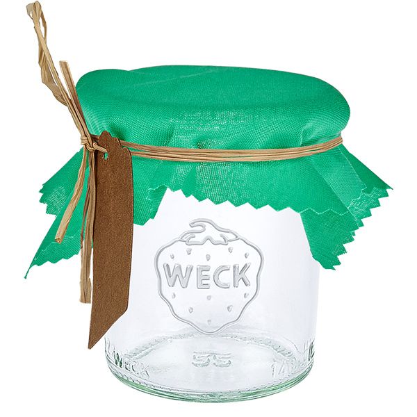 Smyckesunderlägg i tyg grön 12cm kvadrat