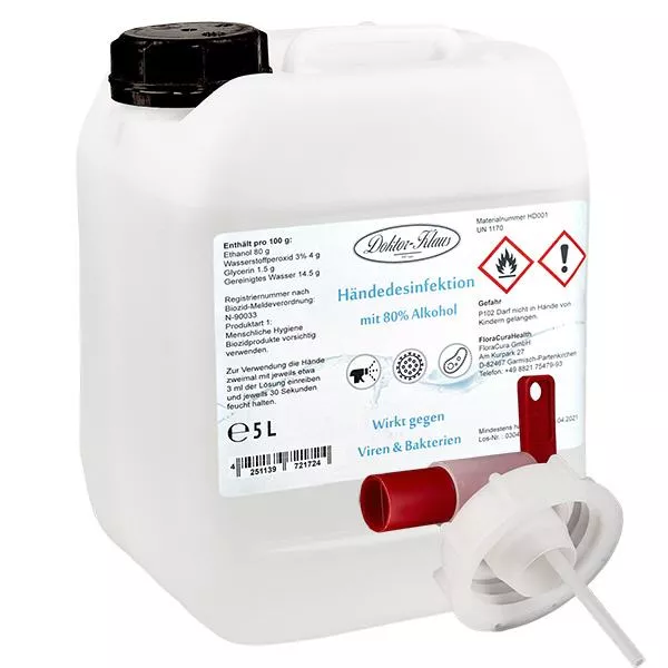 Handdesinfektionsmedel refill 5L Doktor-Klaus Handdesinfektionsmedel refill 5L Doktor-Klaus