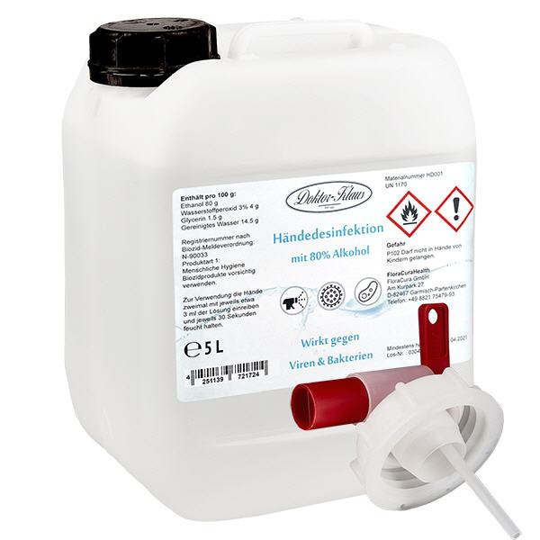 Handdesinfektionsmedel refill 5L Doktor-Klaus Handdesinfektionsmedel refill 5L Doktor-Klaus