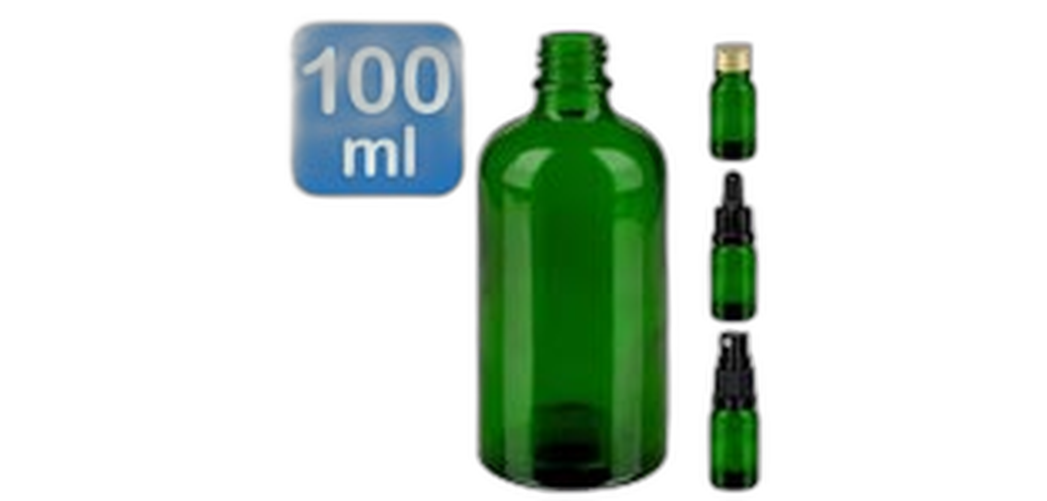 Apoteksflaskor GreenLine 100 ml UT18