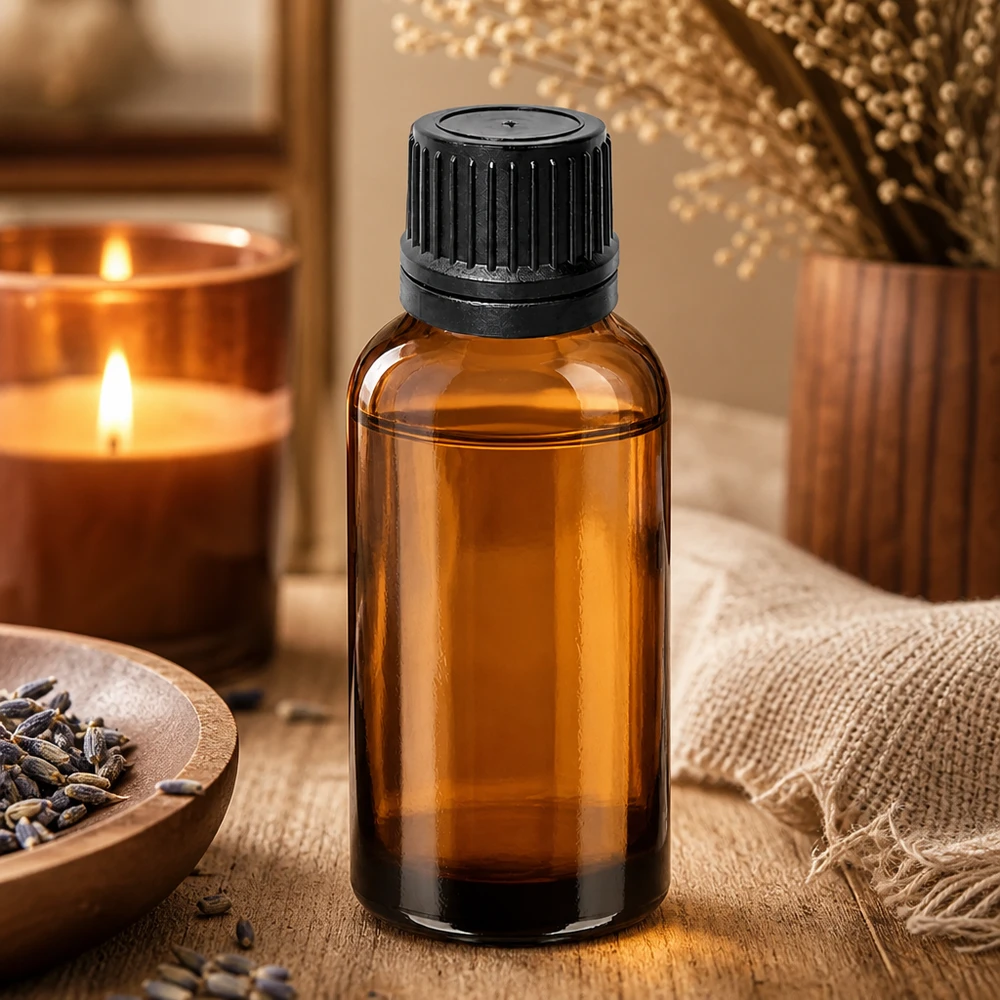 30 ml Droppflaska 1 mm svart med säkerhetsförslutning BrownLine UT18/30 Kompakt 30 ml droppflaska med exakt 1 mm öppning för aromaterapitillämpningar