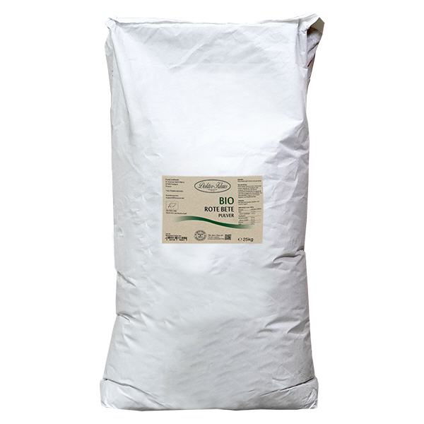 Ekologiskt rödbetspulver 25kg Doktor-Klaus bulkförpackning. Ekologiskt rödbetspulver 25kg Doktor-Klaus bulkförpackning.