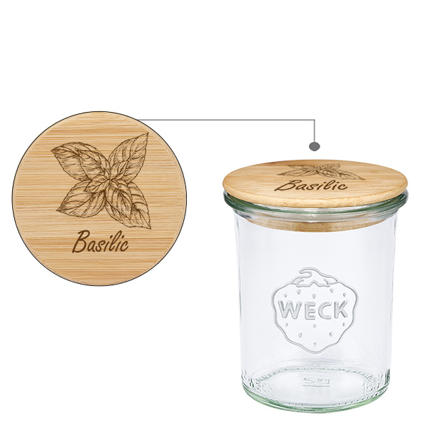 Trälock Basilikum för WECK 160 ml Trälock Basilikum för WECK 160 ml