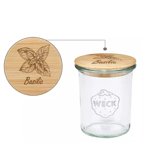 Trälock Basilikum för WECK 160 ml Trälock Basilikum för WECK 160 ml