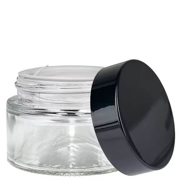 Glasburk 30ml klar med insatslock UNiTWIST Glasburk 30ml klar med insatslock UNiTWIST