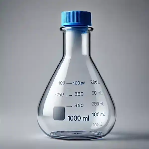 Erlenmeyerkolben mit Gewinde