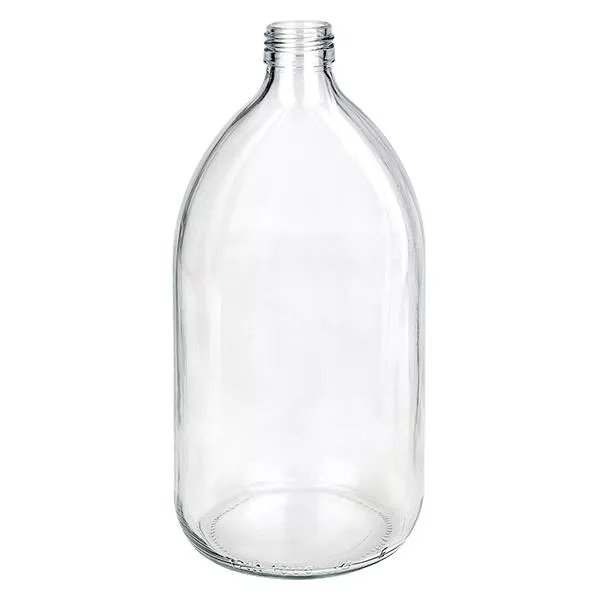 1000ml medicinflaska klar, utan lock PP28 ApoGlas 1000ml medicinflaska klar, utan lock PP28 ApoGlas
