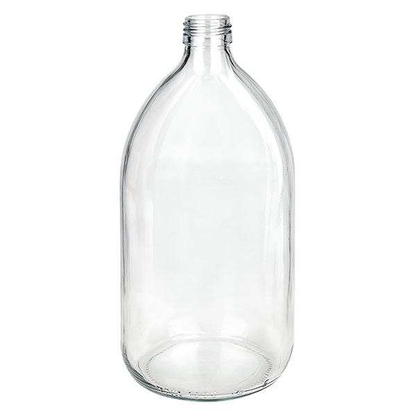 1000ml medicinflaska klar, utan lock PP28 ApoGlas